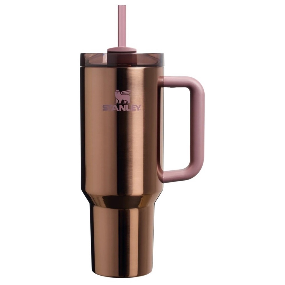 Stanley Polished Rose Gold THE QUENCHER H2.0 FLOWSTATE™ TUMBLER | 40 OZ